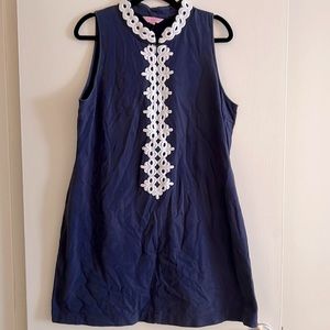 Lilly Pulitzer Callista Hugh Collar Shift Dress XL